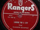 Rangers Quartet Looking for a City / I'm Free Again 78 PLAY GRADED Fully Tested