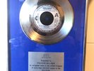 Rare 1987 Pepsi and Shirlie BPi silver certified Polydor record sales award