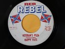 Happy Fats Reb Rebel 45 Veteran's Plea Dear Mr. President 501 Crowley LA Rare