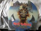 IRON MAIDEN -The Evil That Men Do- Rare UK Shaped Picture Disc Vinyl +Colour 3LP