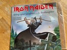 Iron Maiden “Bring Your Daughter to the Slaughter”  45 rpm Record Autographed Et