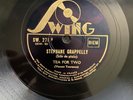 FRENCH JAZZ  SHELLAC 78 10' GRAPPELLY PIANO DJANGO REINHARDT CHAPUT SWING SW 271