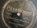 Paramount 12756 BLIND LEMON JEFFERSON Black Snake Moan NO. 2 1929 TIN CUP BLUES