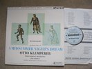 Mendelssohn Midsummer Night's Dream Klemperer Columbia SAX 2393 Blue/Silver Mint
