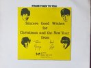FROM THEN TO YOU THE BEATLES CHIRSTMAS ALBUM LP FANCLUB XMAS 1970 LIVERPOOL