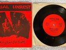 SOCIAL UNREST MAKING ROOM FOR YOUTH Infra Red Records  KBD PUNK HARDCORE 7