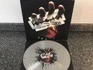 LP LIMITED EDITION GREY SPATTER COLOURED VINYL JUDAS PRIEST BRITISN STEEL 2013