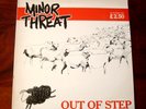 Minor Threat. Out of Step. NM- Hardcore Punk LP. No Bar Code