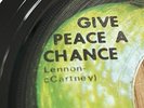 Beatles John Lennon Apple ERROR Label 45 GIVE PEACE A CHANCE 1969   “ cCartney”