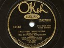 HEAR- Rare Pre-War Jazz 78- Louis Armstrong- I'm A Ding Dong Daddy- OKeh # 41442
