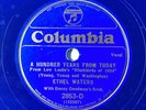 ETHEL WATERS/ BENNY GOODMAN ORCH ‘A HUNDRED YEARS FROM TODAY’ COLUMBIA ALT TAKES