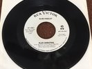 1965 RARE Elvis Presley Blue Christmas Gold Standard White Label 447-0647 Promo