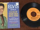 Elvis Presley Clean Up Your Own Backyard 45rpm Record And Picture Sleeve 47-9747