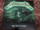 Metallica ride the lightning lp Bermett Rare record vinyl