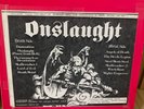 ONSLAUGHT vinyl lp POWER FROM HELL 1985 Pusmort PROMO / TEST PRESS thrash metal