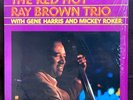 THE RED HOT RAY BROWN TRIO - 1987 CONCORD JAZZ LP vinyl original Gene Harris VG