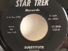 The X-TREEMS Substitute / Fact Of Life GARAGE PSYCH 45 60's FUZZ Rare WHO COVER