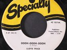 LLOYD PRICE: oooh-oooh-oooh / restless heart SPECIALTY 7
