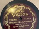 Victor LORM 78 RPM Set F-2 Paderewski Cortot E+ Z shellac