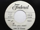 Hear  Blues Promo 45 John Lee Hooker - Late Last Night / Dont You Remember Me On