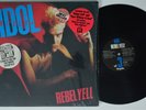 BILLY IDOL Rebel Yell CHRYSALIS LP BEAUTIFUL VG++ SHRINK w/hype stickers 1st