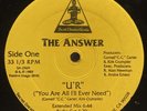 THE ANSWER UR SECRET DREAMS RECORDS BOOGIE SYNTH FUNK DISCO SWING BEAT 80s GO GO