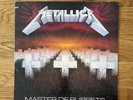 Metallica - Master Of Puppets - OG 1986 Promo LP , SP pressing  VG+ Rare