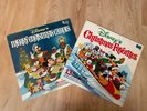 Disney’s Merry Christmas Carols + Christmas Favorites 79/80 Jackets/Vinyl NM-
