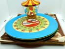 Vintage Red Raven Sifo Magic Mirror Topper & 17 Animated Movie Records Color