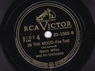 CLASSIC US GLENN MILLER 78  IN THE MOOD / TUXEDO JUNCTION  RCA VICTOR 20-1565 E