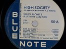 SIDNEY BECHET: High Society / Jackass Blues US Blue Note 50 Jazz 78 12” V++/E-