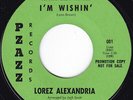 Moody Soul Jazz Noir LOREZ ALEXANDRIA I'm Wishin' / Endless 45 Pzazz HEAR