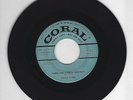 1955 Patsy Cline Turn The Cards Slowly b/w Hidin Out Promo 45 Record Coral 61523