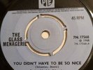 THE GLASS MENAGERIE - YOU DIDN'T HAVE TO BE SO NICE - ORIGINAL UK PYE