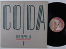 LED ZEPPELIN Coda SWAN SONG LP VG+ embossed gatefold r