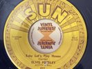 ELVIS PRESLEY Sun 217 Baby Let’s Play House vinyl 45 rpm w/ push marks 1950’s