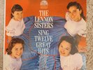 THE LENNON SISTERS LP INSANELY RARE RUBY RED VINYL 1960 STEREO CLEAN ORIGINAL