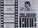 Solomon King (Original Soundtrack) 1974 US LP Sal / Wa Records P. SAS 1001