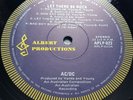 AC/DC : Australian Albert 2nd press  LET THERE BE ROCK(APLP 022) MINT-/MINT-