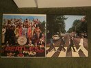 The Beatles 2 LP lot/ Sgt. Pepper w/ insert, Abbey Road, both discs are EX