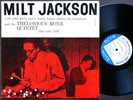 MILT JACKSON LOU DONALDSON THELONIOUS MONK LP BLUE NOTE 1509 LEX NY 23 EAR MONO