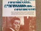 vinyle 33 tours CONFIDENTIEL Serge Gainsbourg 1963 LP phonogram FAC SIMILE