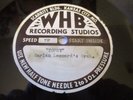 HARLAN LEONARD TOPSY / RUSSIAN LULLABY WHB RECORDING STUDIO TEST PRESSING RECORD