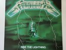 Metallica Ride the lightning Vinyl Green Cover 1984 Bernett Records TOP