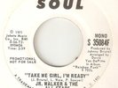 JR WALKER Take Me Girl Im Ready SOUL PROMO MOTOWN NORTHERN SOUL USA 45
