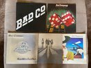 Five Vintage Bad Company LP Albums