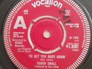 Karen Small - To Get you back again. Vocalion V-L 9281 Demo - Mint minus
