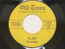 Solitaires “My Dear/What did she say” on Old Town 1012 45 rpm (Rare)