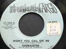 Rare 1964 Northern Soul Popcorn Girl Group Doo Wop FARGO 1063 45 CHORALETTES NM