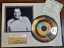 Frank Sinatra 24KT Gold Plated Single My Way limited edition 129/5000